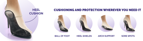 party feet heel cushions